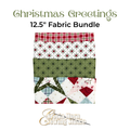 Christmas Greetings - Fabric Bundle 12.5" x WOF