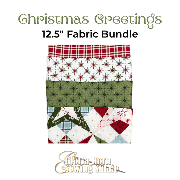 Christmas Greetings - Fabric Bundle 12.5" x WOF