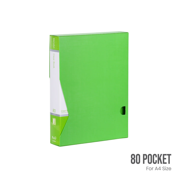 CLEAR BOOK 80POCKET BL80A (HFH4016T)