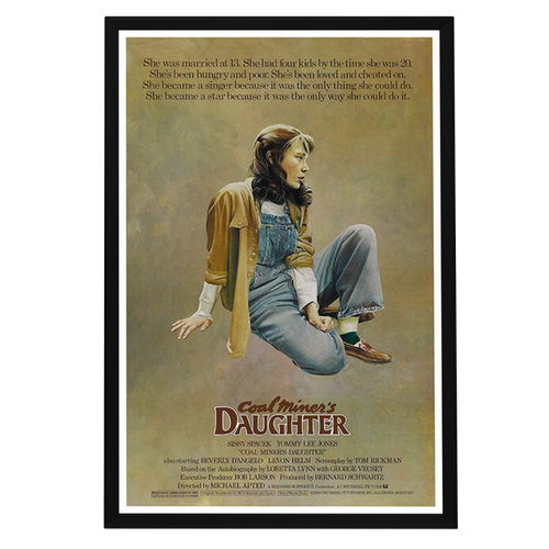 "Coal Miner's Daughter" (1980) Framed Movie Poster