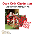 Coca Cola Christmas — Gloria’s Exclusive Panel Quilt Kit
