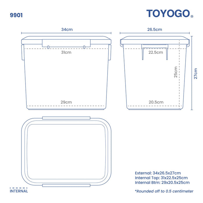 CODY AIRTIGHT STORAGE BOX (9901)