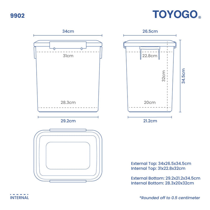 CODY AIRTIGHT STORAGE BOX (9902)