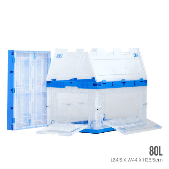 COLLAPSIBLE BOX W LID L640XW435XH355MM (HFH9683)