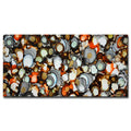'Copper, Iron, Jade' Wrapped Canvas Wall Art