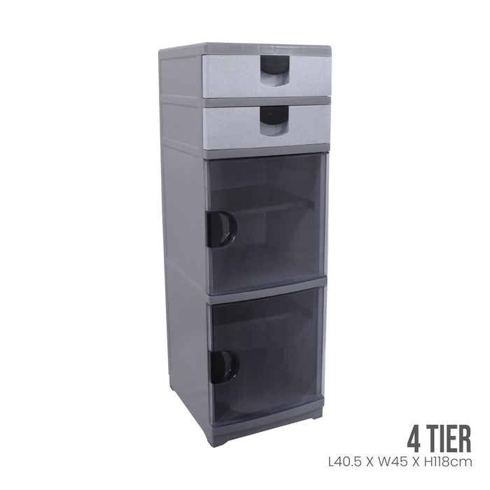 CORINA 2 DRW 2 DOOR CABINET (810-4)