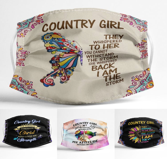 Country Girl Cloth Mask