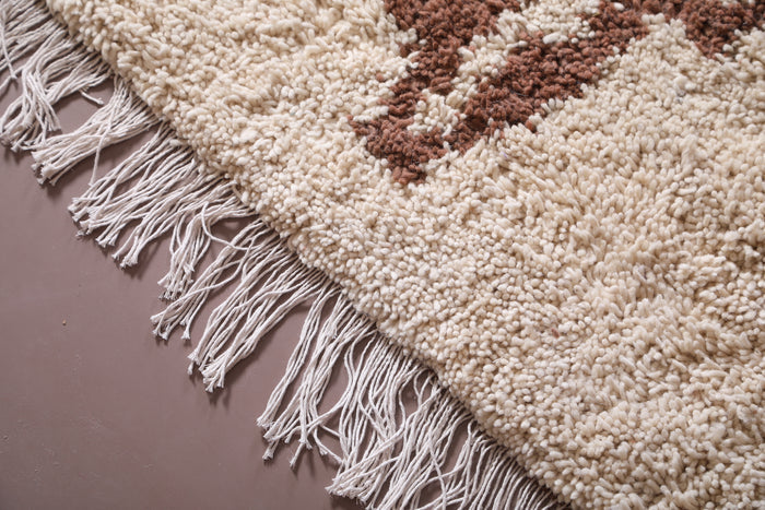 Custom Wool moroccan rug - handmade beni ourain rug - custom moroccan rugs