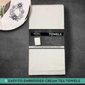 Cream Tea Towel - 2ct