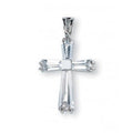 Crystal Zircon Cross Pendant