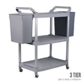 CUCINA 3 TIER CATERING CART W WHL - DIY (890)