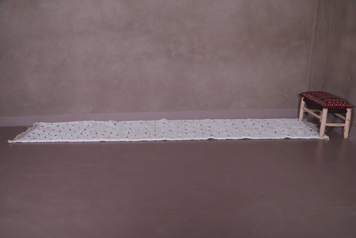 Runner handmade Dotted rug - Custom wool carpet - custom moroccan rugs
