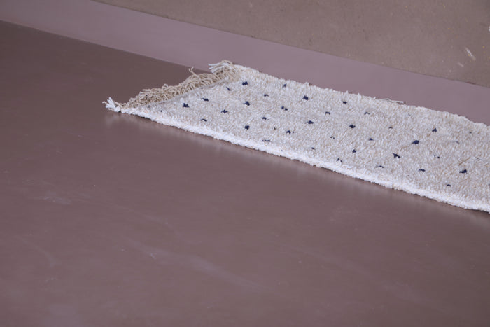 Runner handmade Dotted rug - Custom wool carpet - custom moroccan rugs