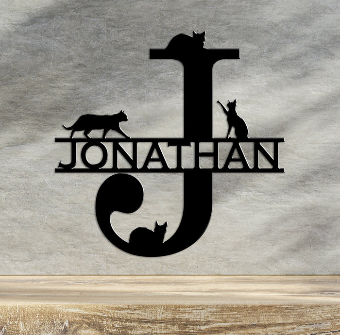 Custom name Alphabet Letters sign - Metal & Wooden