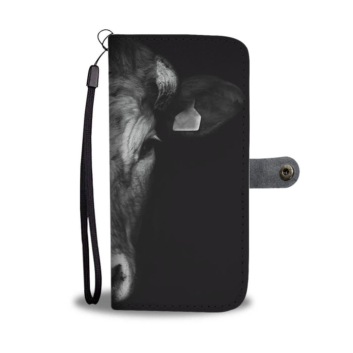 Cute cow pattern print sk00025 - Wallet Phone case - myfunfarm - clothing acceessories shoes for cow lovers, pig, horse, cat, sheep, dog, chicken, goat farmer