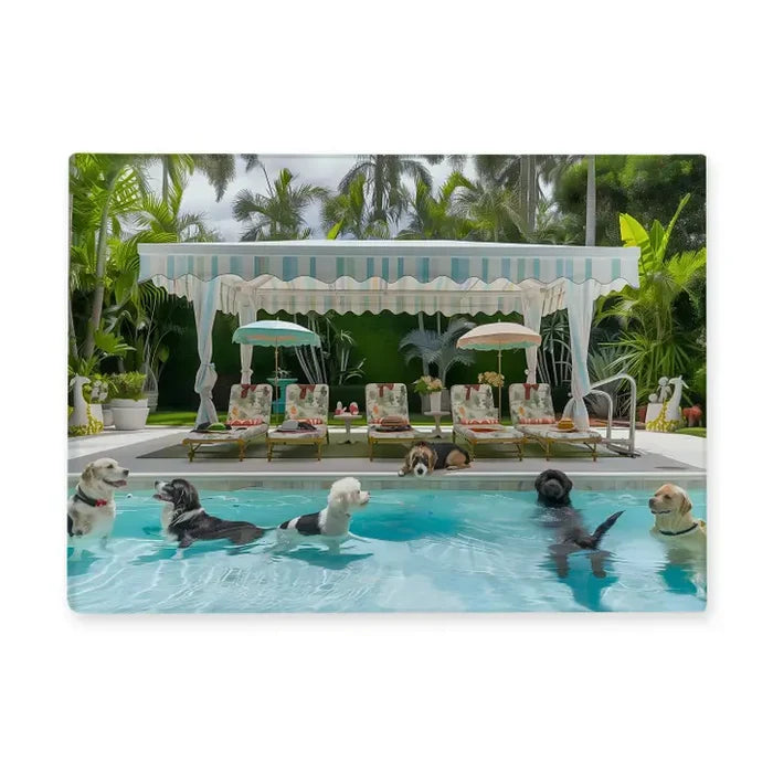 Cutting Board - Pool Dogs