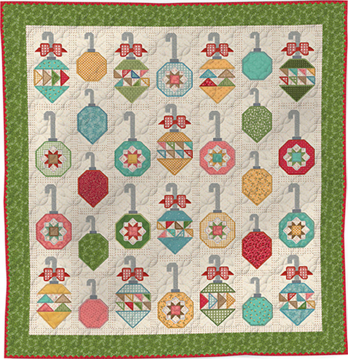 Decorating the Tree Quilt Kit - Fabric Only - Machine Embroidery