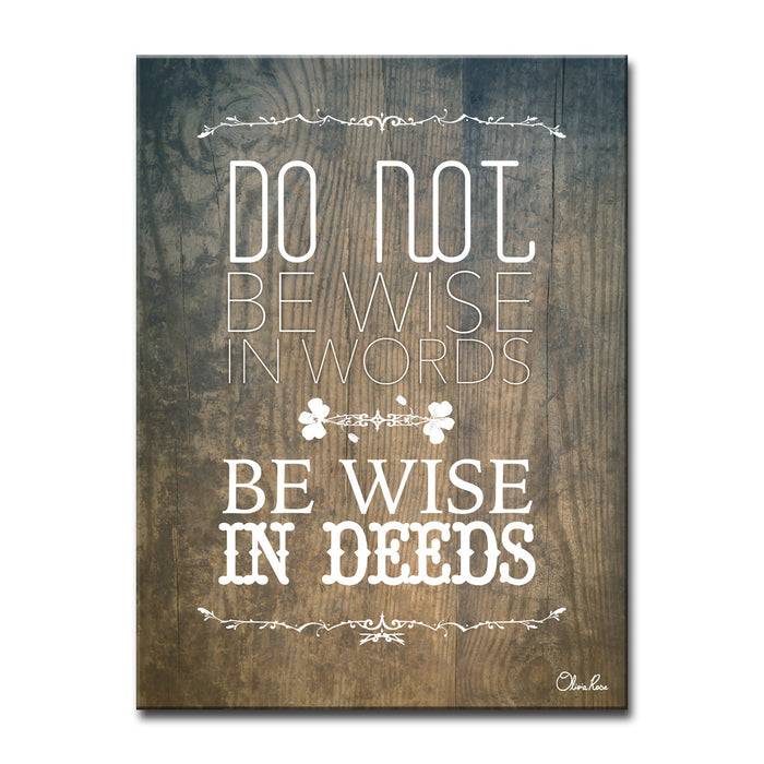Deeds' Inspirational Wall Art