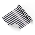 Design Black/White Str Print Wrapping Paper