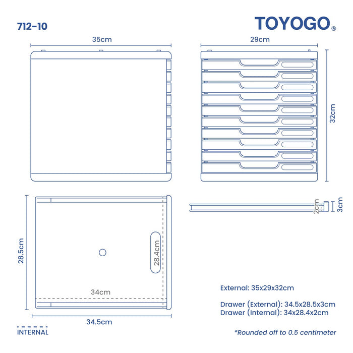 DESKTOP DRAWER (712-10)