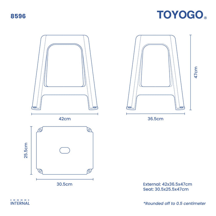 DINING STOOL SQ (8596)