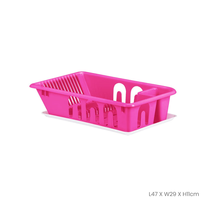 DISH DRAINER W/TRAY (4811-P)
