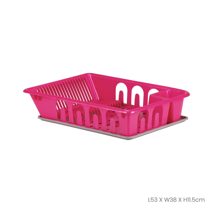 DISH DRAINER W/TRAY (4812-P)