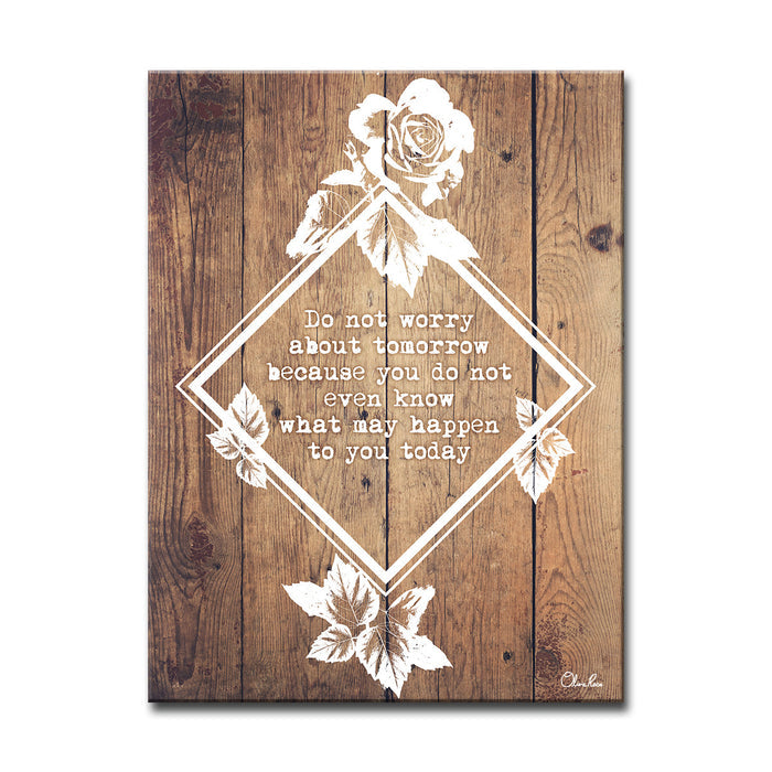 Don't Worry' Inspirational Wall Art