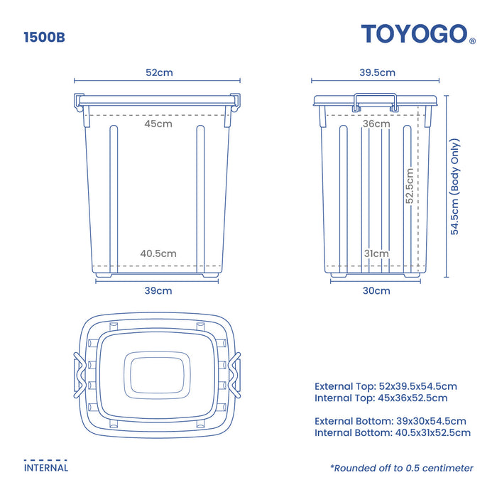 DUSTBIN BODY (1500PG)