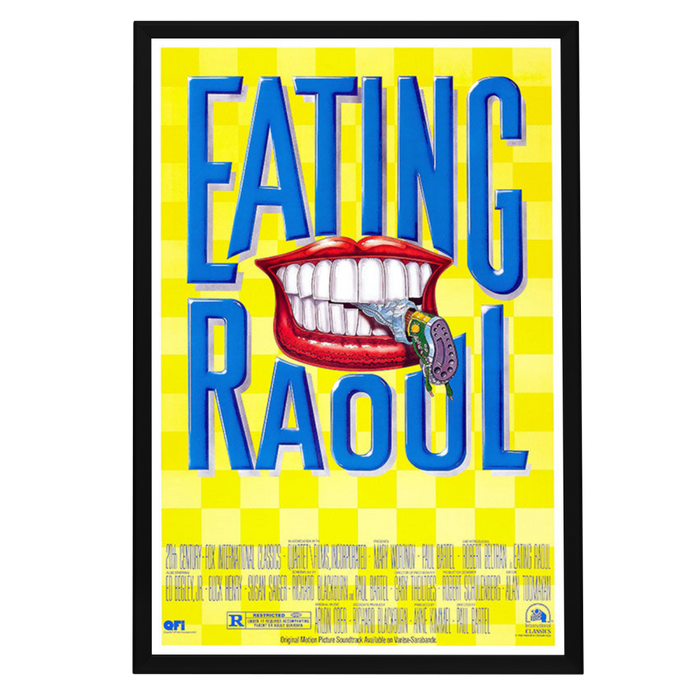 "Eating Raoul" (1982) Framed Movie Poster