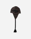 Umbro Fair Isle Beanie Black Brown Hats Beanies UBMW284YA30 BLK0040