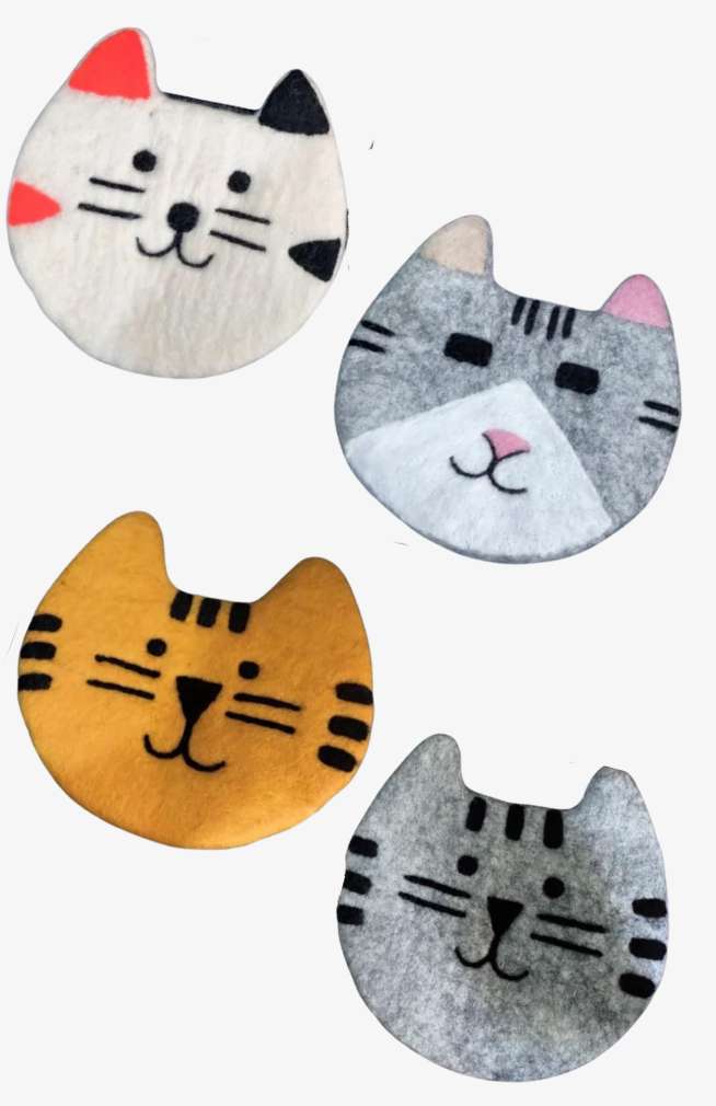 Felt Cat Trivets
