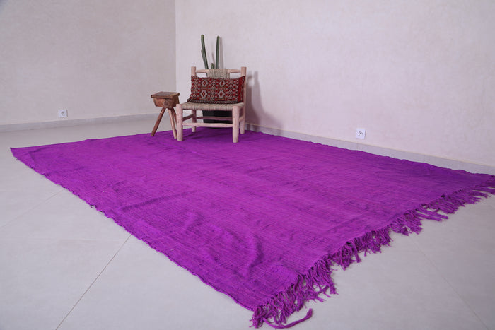 Moroccan Purple Rug - Flat Woven Berber Rug - Custom Rug - custom moroccan rugs