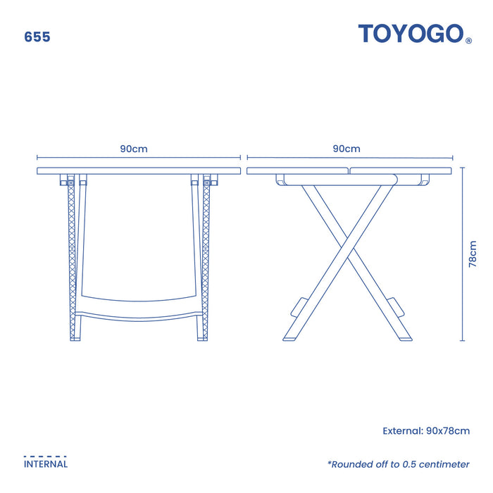FOLDABLE TABLE RD (655)