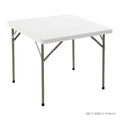 FOLDING SQUARE TABLE 86X86X74CM (HFH6761)