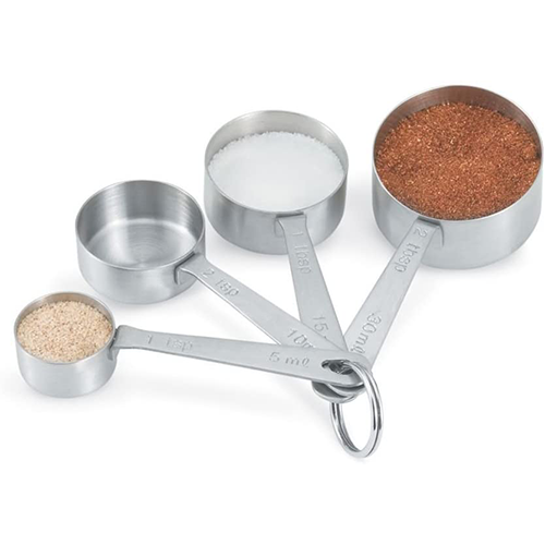 Four-Piece Straight-Sided Measuring Spoon Set