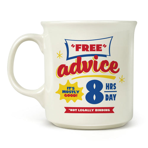 "FREE ADVICE" MUG