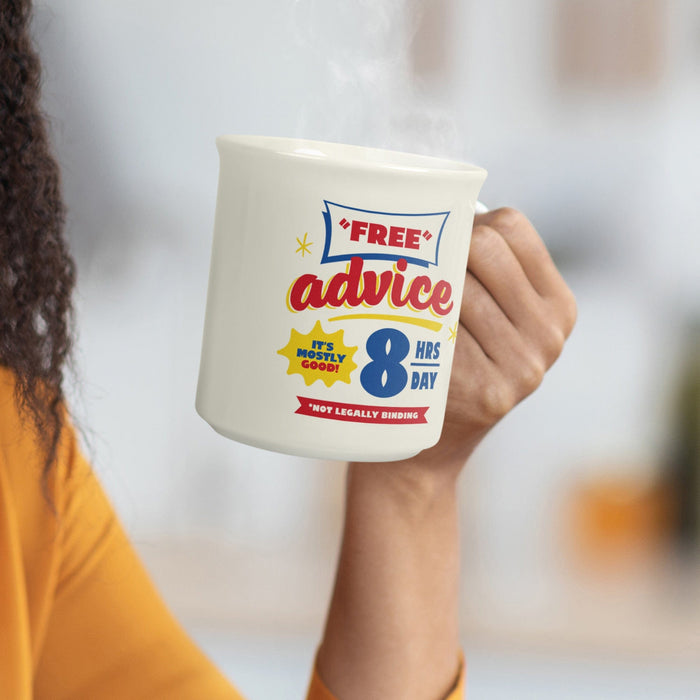 "FREE ADVICE" MUG