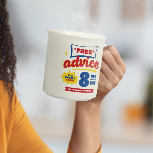 "FREE ADVICE" MUG