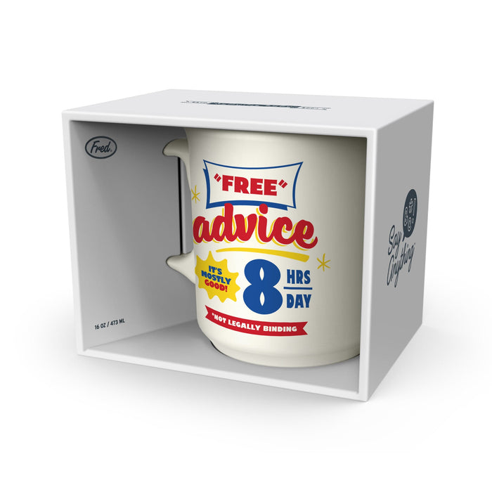 "FREE ADVICE" MUG