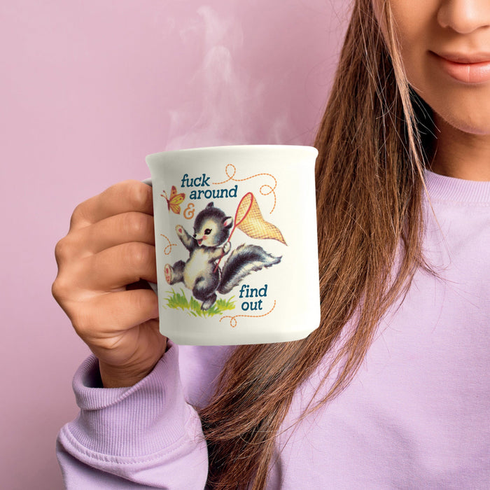 "FUCK AROUND & FIND OUT" MUG