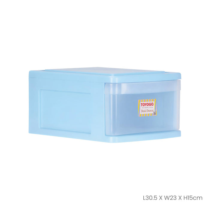 BABY BLUE FRAME TRANSLUCENT DRAWER (905-1BBF-TPT)