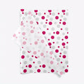 Fuschia on Grey Tissue Paper