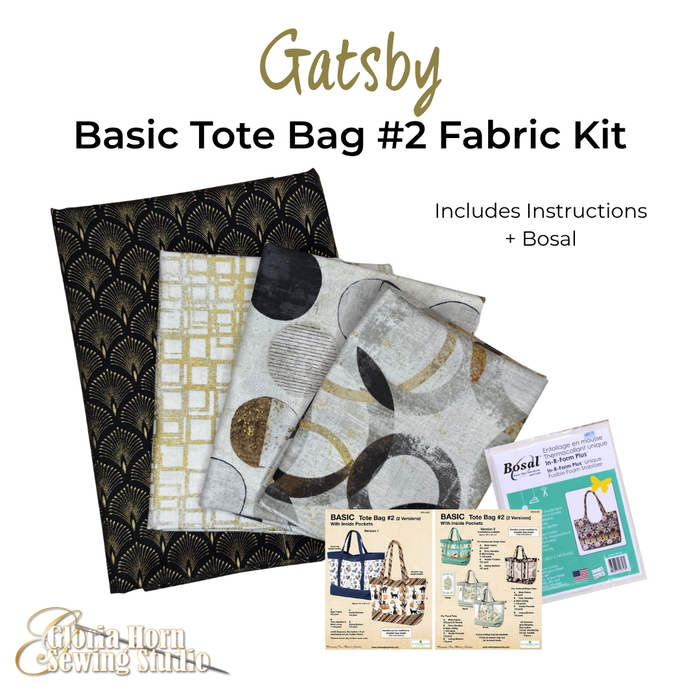 Gatsby - Basic Tote Bag #2 Fabric Kit