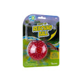 A packaged GO! Play GO! Light-Up Rebound Ball with red beads in a clear shell. The blue and green box says “Catch the ball as it flashes back to you!” and warns about small parts. Ideal for backyard games.