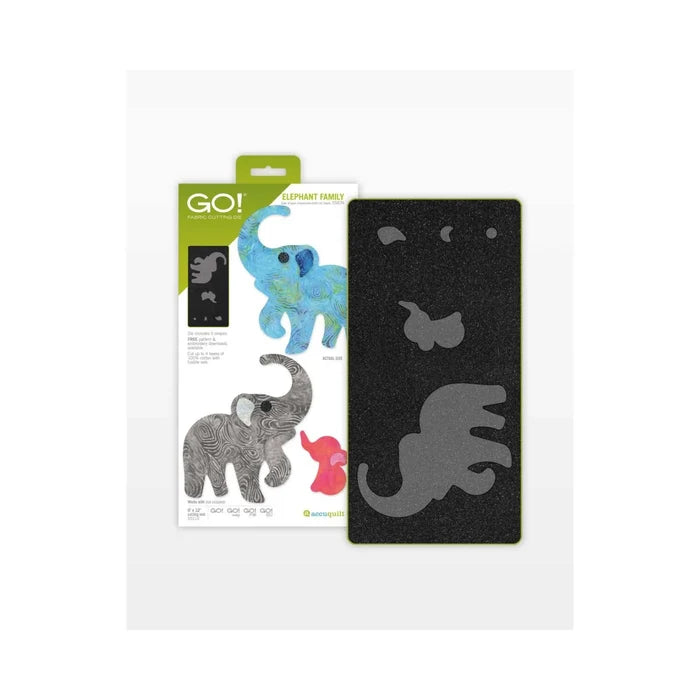 GO! Elephant Family Die - Accuquilt