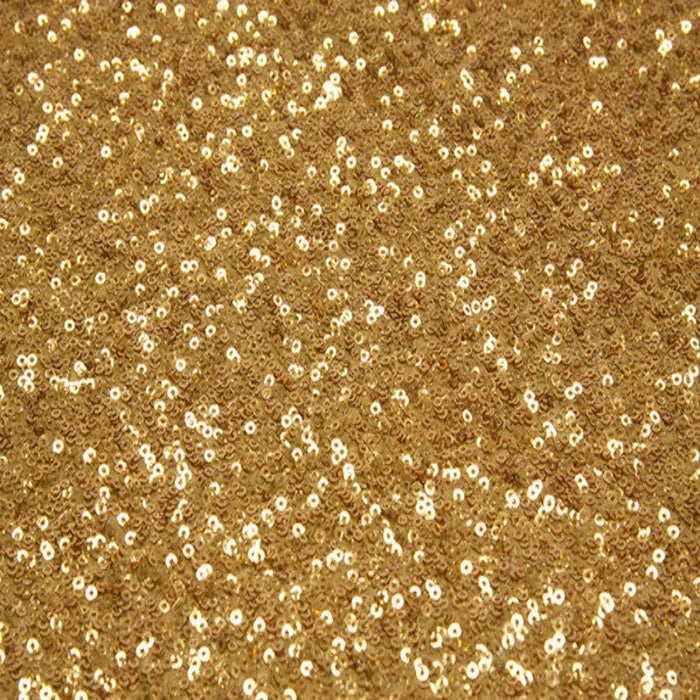 Gold Sequin Fabric - 1 Yard Cut