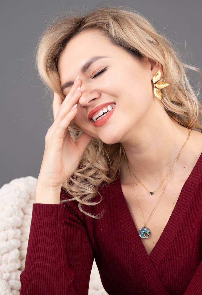 Golden Canopy Earrings