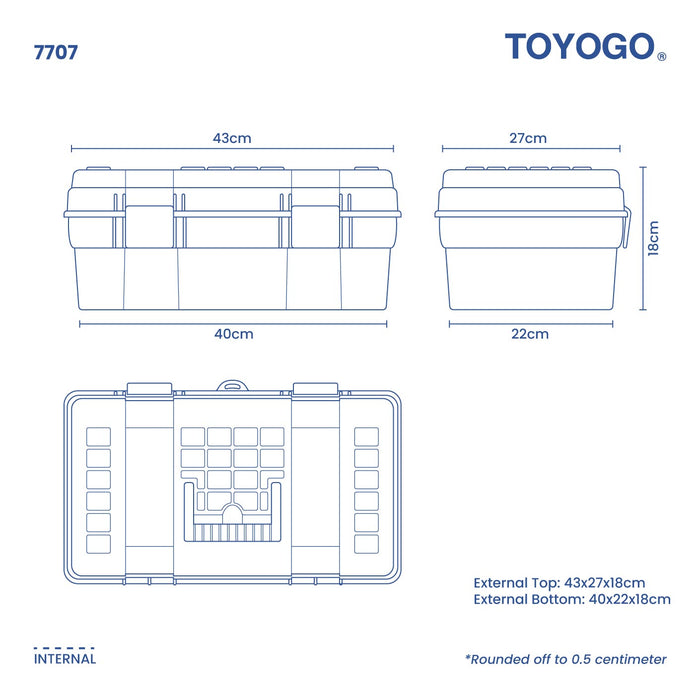 GRAVA STANDARD TOOLBOX (7707)