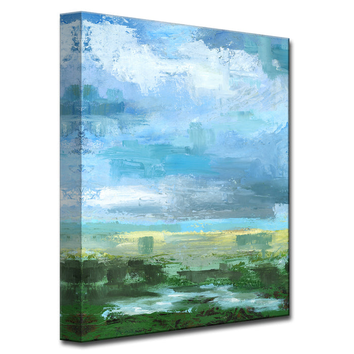 'Gray Blue Sky No. 2' Wrapped Canvas Wall Art